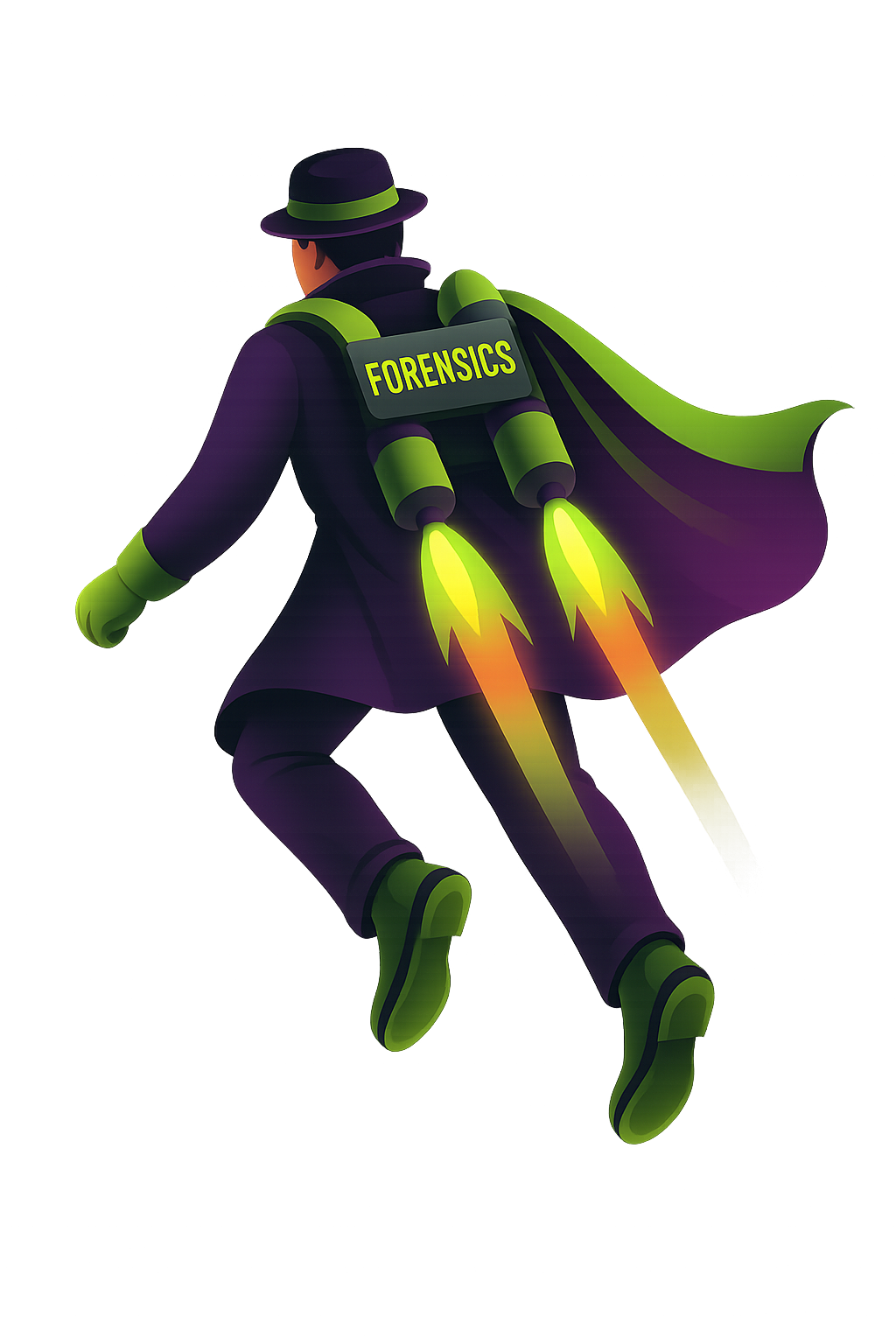 Digital Forensics Illustration